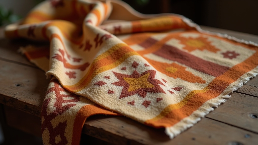 Haapsalu-style wool felted fabric showing traditional regional techniques and characteristic patterns