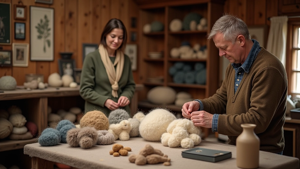 Traditional Haapsalu wool felting workshop showcasing regional heritage